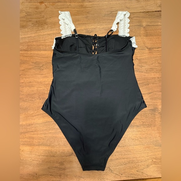 Cups he Sold Out Lace-Up & Crochet One Piece - Picture 8 of 8